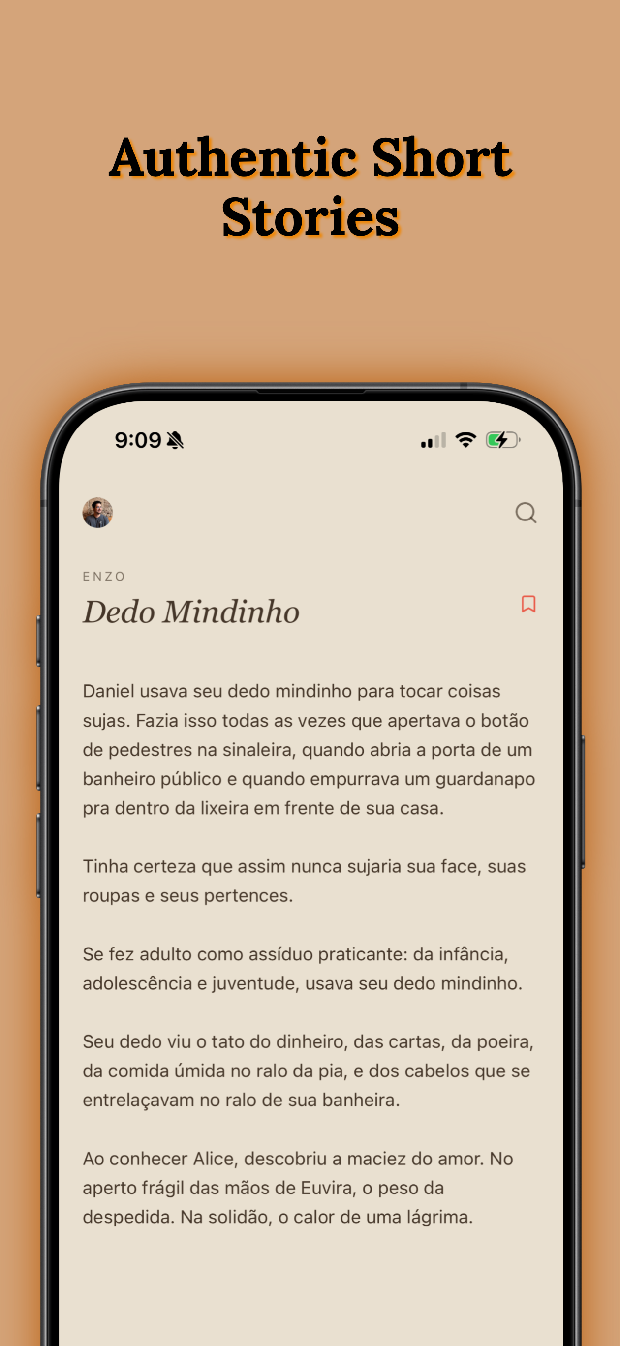 QStory story reading screen